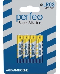 Батарейка Perfeo LR03 BL4 Super Alkaline