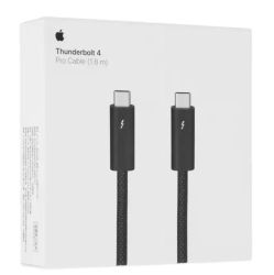 Кабель USB Type-C - USB Type-C чёрный 1.8м Apple Thunderbolt 4 (MN713)