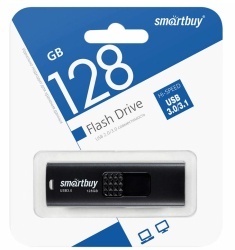 USB 3.0 Smartbuy 128GB Fashion Black (SB128GB3FSK)
