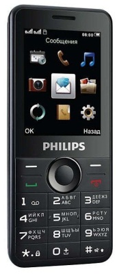 Телефон мобильный Philips XENIUM E168 Black