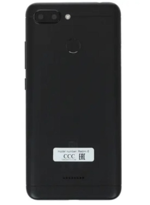 Смартфон Xiaomi Redmi 6 3/64Gb EU Black*