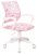 Детское кресло Бюрократ W BUROKIDS 1 W-UNICORN Ткань розовая единороги