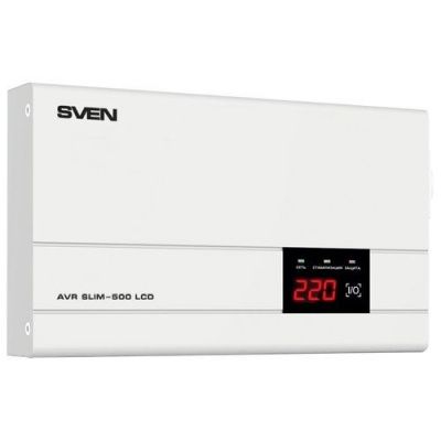 Стабилизатор SVEN AVR SLIM-500 LCD
