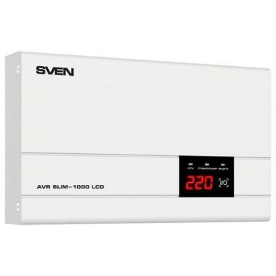 Стабилизатор SVEN AVR SLIM-1000 LCD