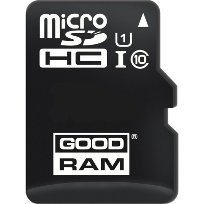 Карта памяти microSDHC 16GB Goodram Class 10 UHS I + адаптер