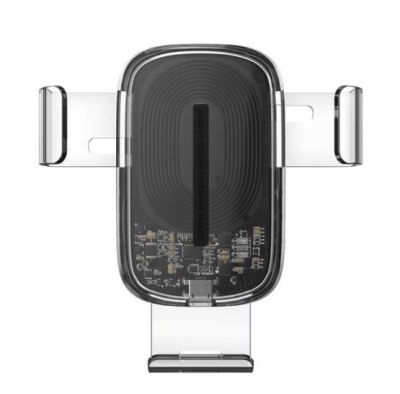 Автомобильное з/у держатель Baseus Explore Wireless Charger Gravity Car Mount 15W Black