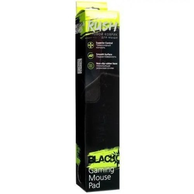 Коврик Smartbuy RUSH Blackout черный M-size (SBMP-01G-K)/40