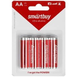 Батарейка Smartbuy LR6/4B (48/480) (SBBA2A04B) алкалиновая