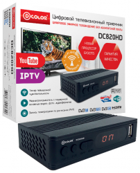 TV-тюнер D-COLOR DC 820HD WiFi YouTube