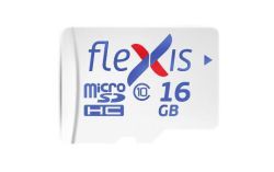 Карта памяти microSDHC 16GB Flexis Class 10+adapter SD