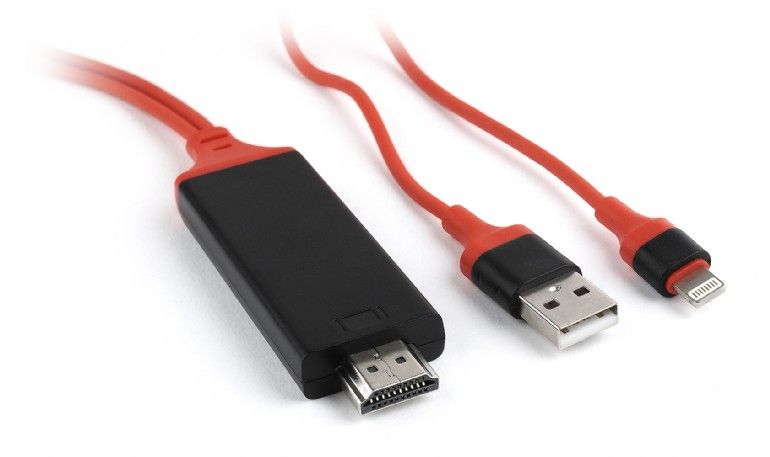 Адаптер - переходник MicroUSB - HDMI (MHL), черный