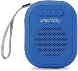 Портативная акустическая система  Smartbuy BLOOM, 3Вт, Bluetooth, MP3, FM-радио, синяя (SBS-150)