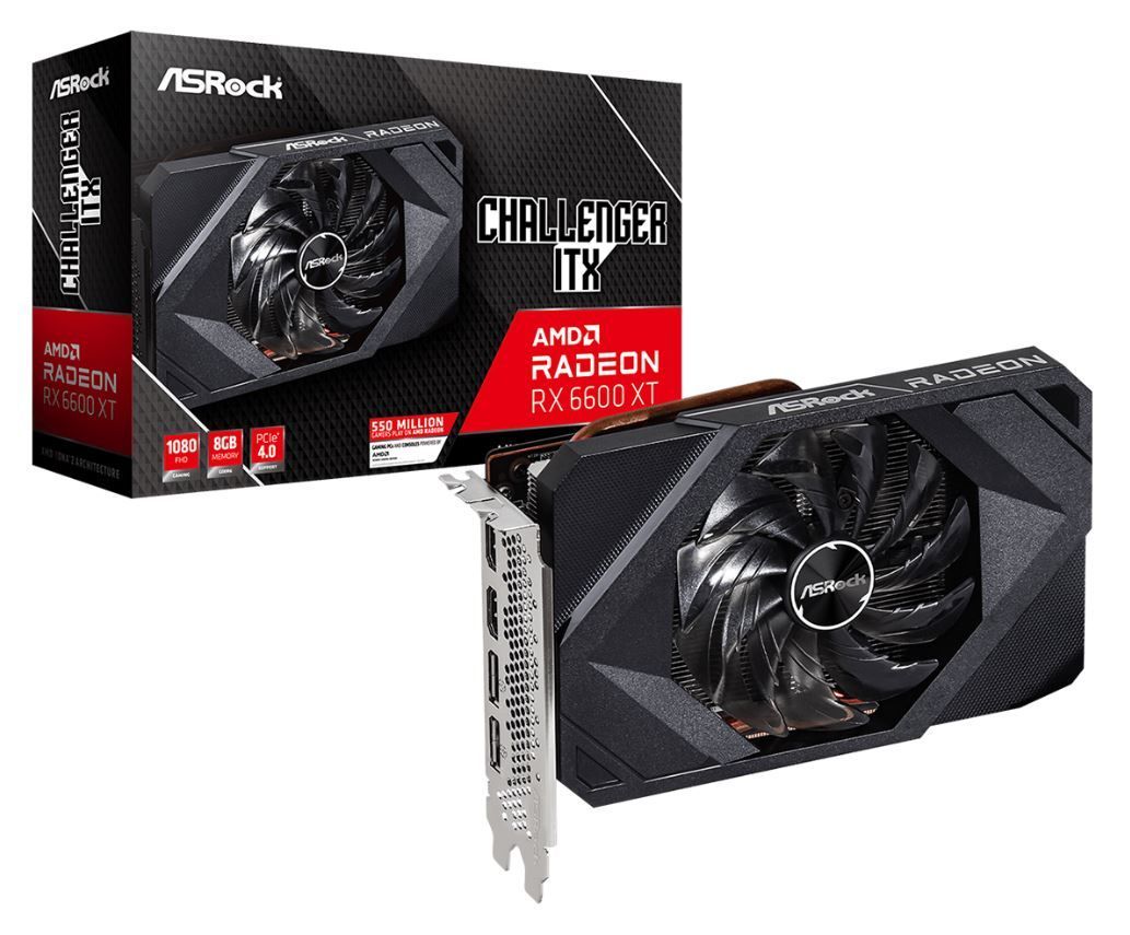 Видеокарта ASRock Radeon RX 6600 XT Challenger ITX 8GB NONLHR  90-GA32ZZ-00UANF — купить в Калининграде по выгодной цене | «UIMA»