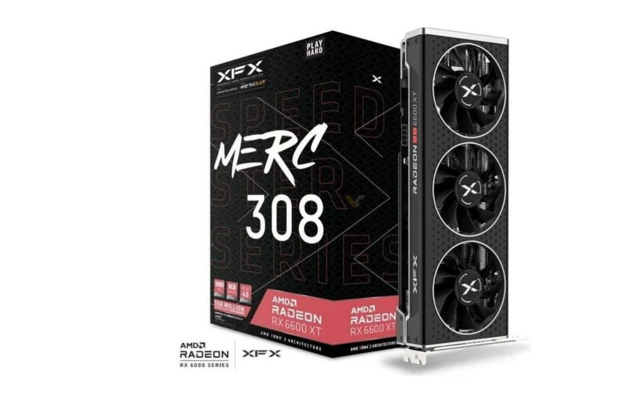 Видеокарта Radeon RX 6600 XT XFX Speedster QICK 308 8GB (RX-66XT8LBDQ) —  купить в Калининграде по выгодной цене | «UIMA»