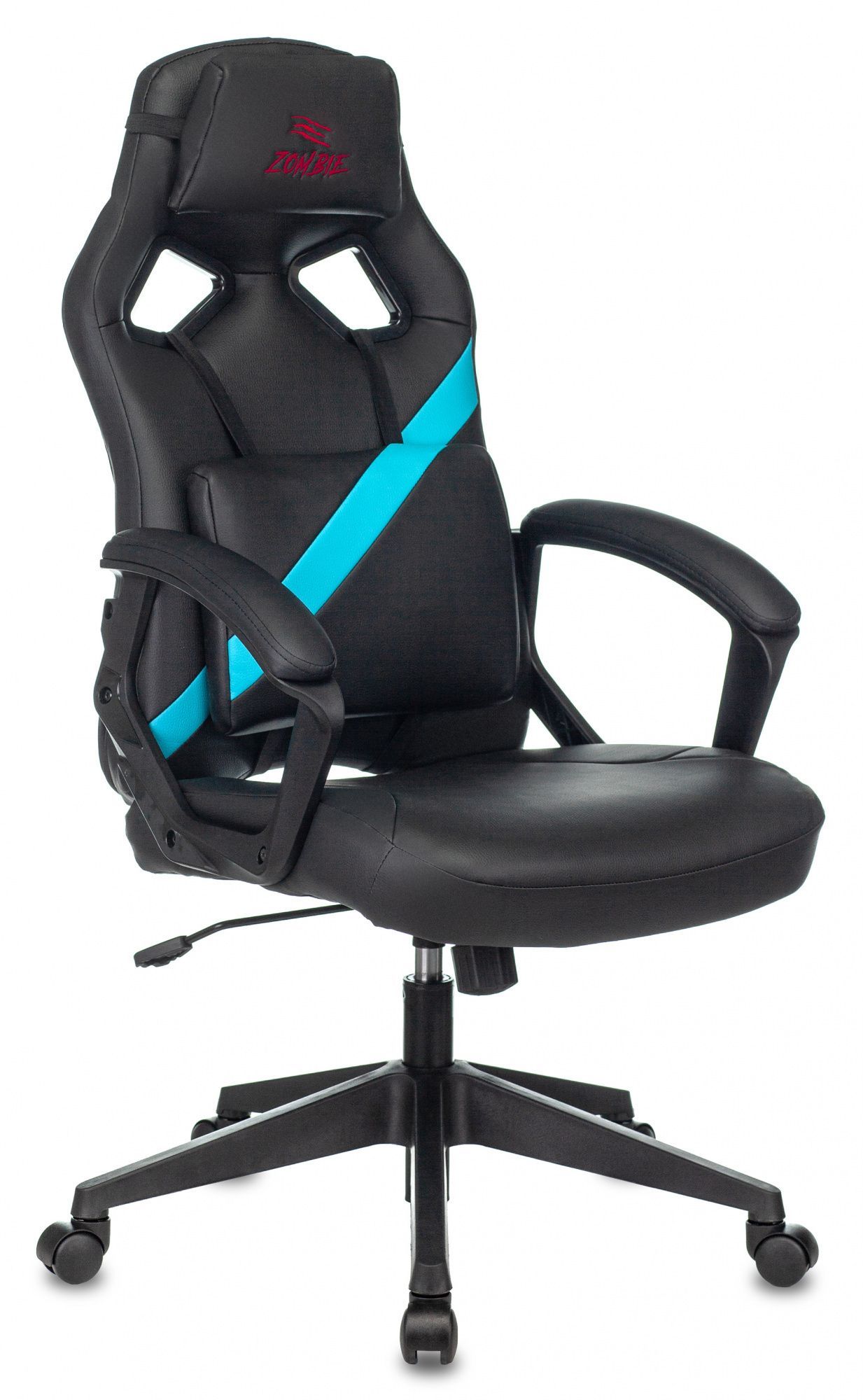 Игровое кресло Бюрократ Zombie VIKING DRIVER черный/голубой эко.кожа с  подголов. крестовина пластик — купить в Калининграде | «Uima»