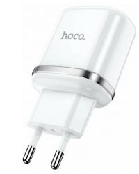 Сетевое зарядное устройство HOCO N4 Aspriring dual port charger White