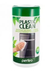 Салфетки PERFEO Plastic Clean 100шт