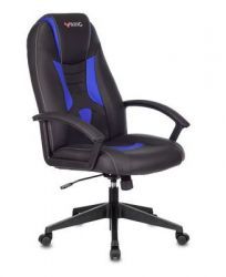 Игровое кресло Zombie Viking-8, Искус. кожа черно-синяя