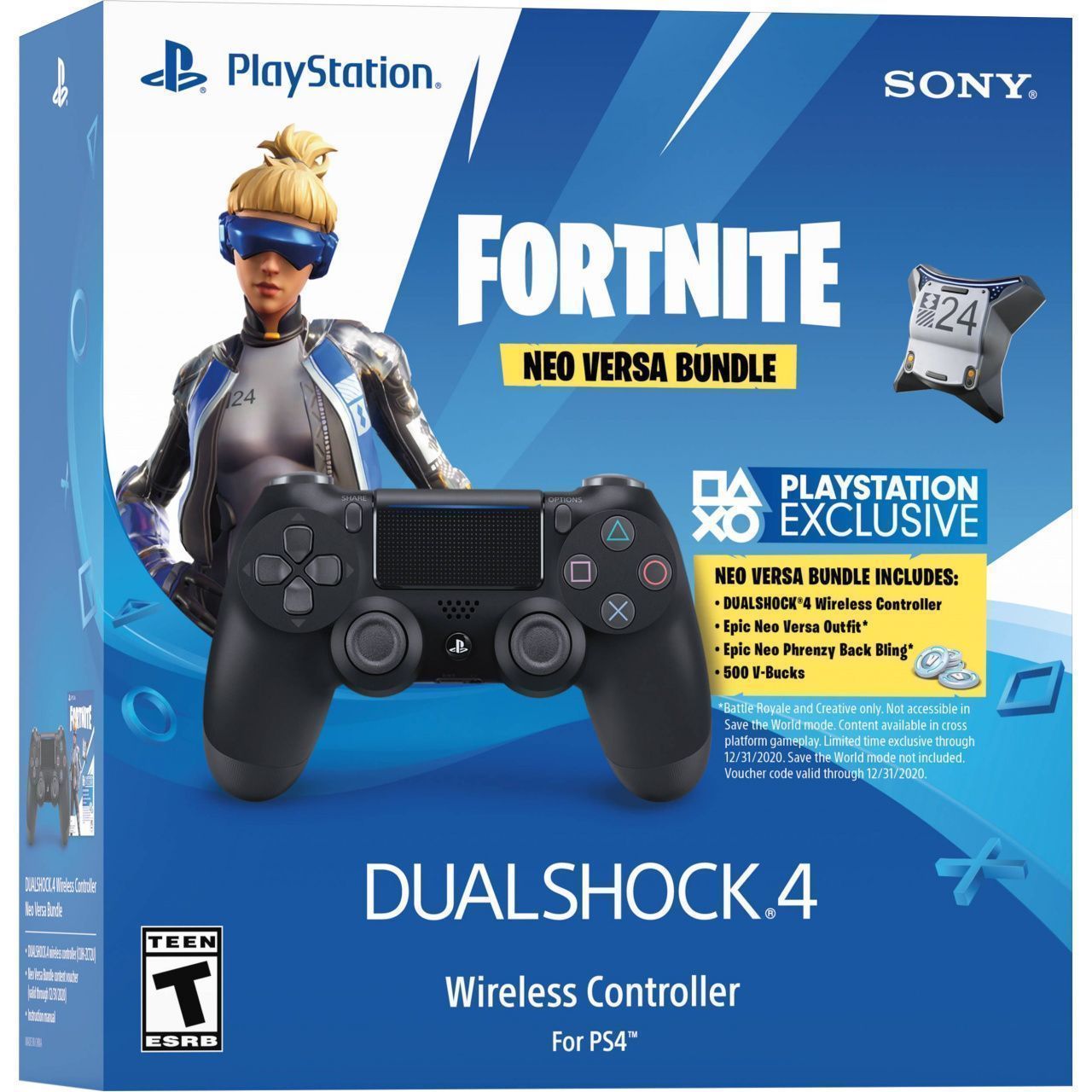 Геймпад Sony Dualshock 4 v2 (CUH-ZCT2E) Fortnite Neo Versa Bundle* купить в  Калининграде недорого: описание, характеристики, цены на сайте -  интернет-магазин Уйма