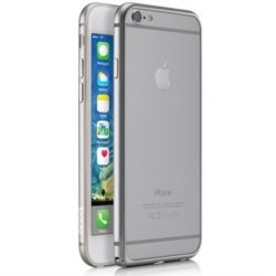 Бампер iPhone6 ibacks Essence Aluminium gold edge ip60005 Silver