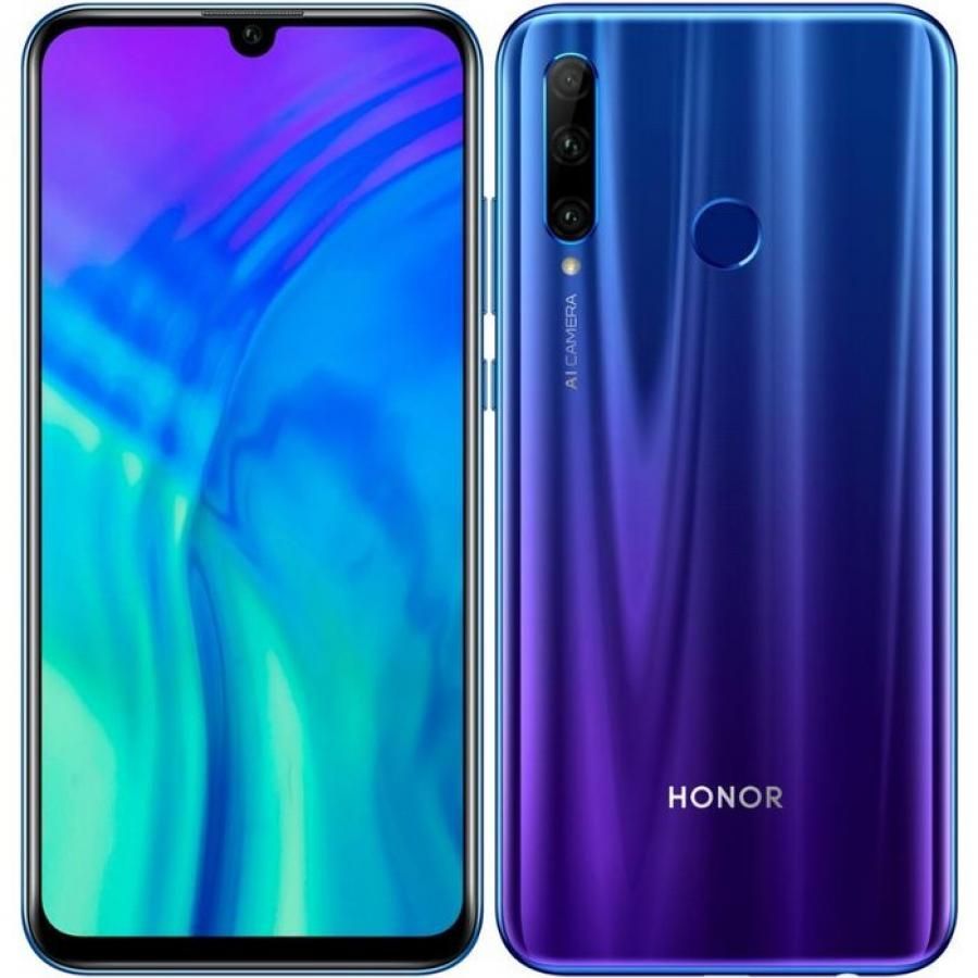 Смартфон Honor 20 Lite 4/128GB Peacock blue* — купить в Калининграде по  выгодной цене | «UIMA»