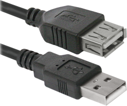 Кабель USB 2.0 AM-AF DEFENDER USB02-06 1,8м