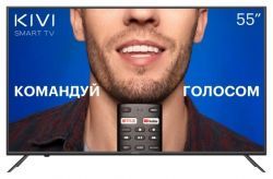 Телевизор 55" KIVI 55U710KB 4K UHD AndroidTV голосовое управление