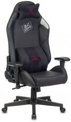 Игровое кресло Zombie Hero Batzone Pro Искусственная кожа черная/Ткань черная