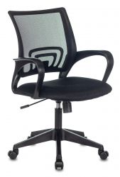 Офисное кресло Бюрократ CH-695N/BLACK Сиденье ткань TW-11/спинка сетка TW-01