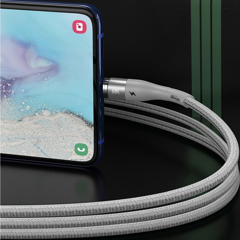 Кабель microUSB - USB Type-A серый 1м 2.1A Baseus Zinc Magnetic Safe Fast  Charging Data Cable — купить в Калининграде по выгодной цене | «UIMA»