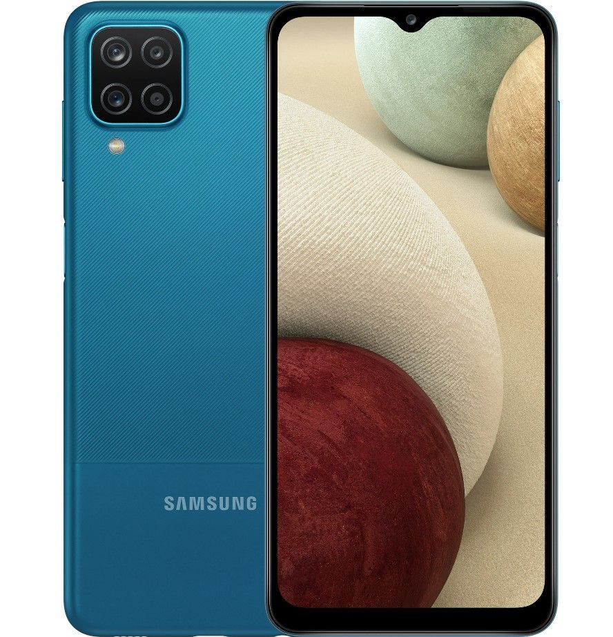 Смартфон SAMSUNG GALAXY A12 64Gb (SM-A125F/DS) Blue* — купить в  Калининграде по выгодной цене | «UIMA»