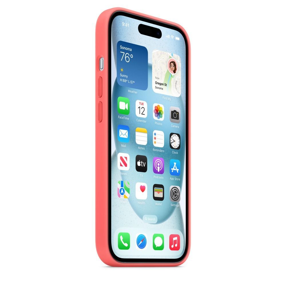 Чехол Apple iPhone 15 Silicone Case with MagSafe - Guava MT0V3 — купить в  Калининграде по выгодной цене | «UIMA»