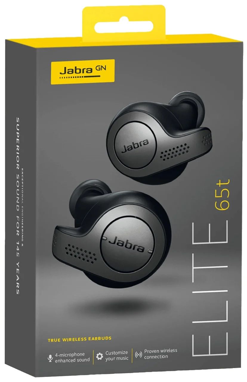 Гарнитура Jabra Elite 65t Wireless Black— купить в Калининграде по выгодной  цене | «UIMA»