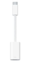 Адаптер-переходник USB Type-C - Lightning белый Apple (MUQX3)