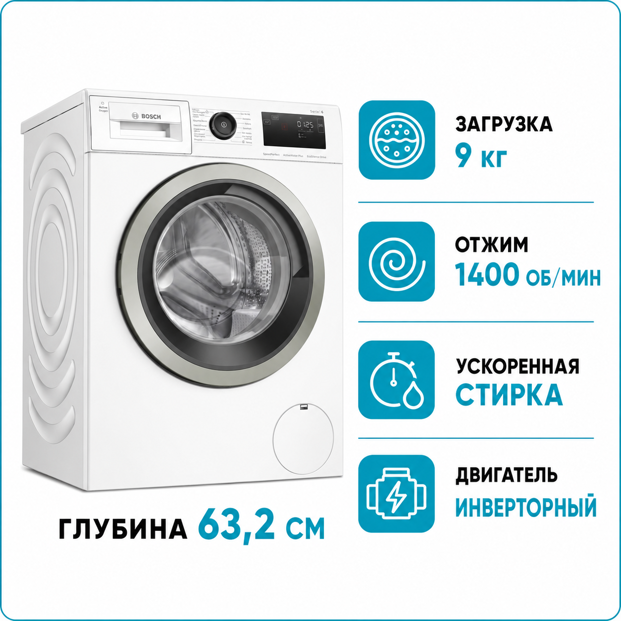 Стиральная машина Bosch WAU 28Q10PL