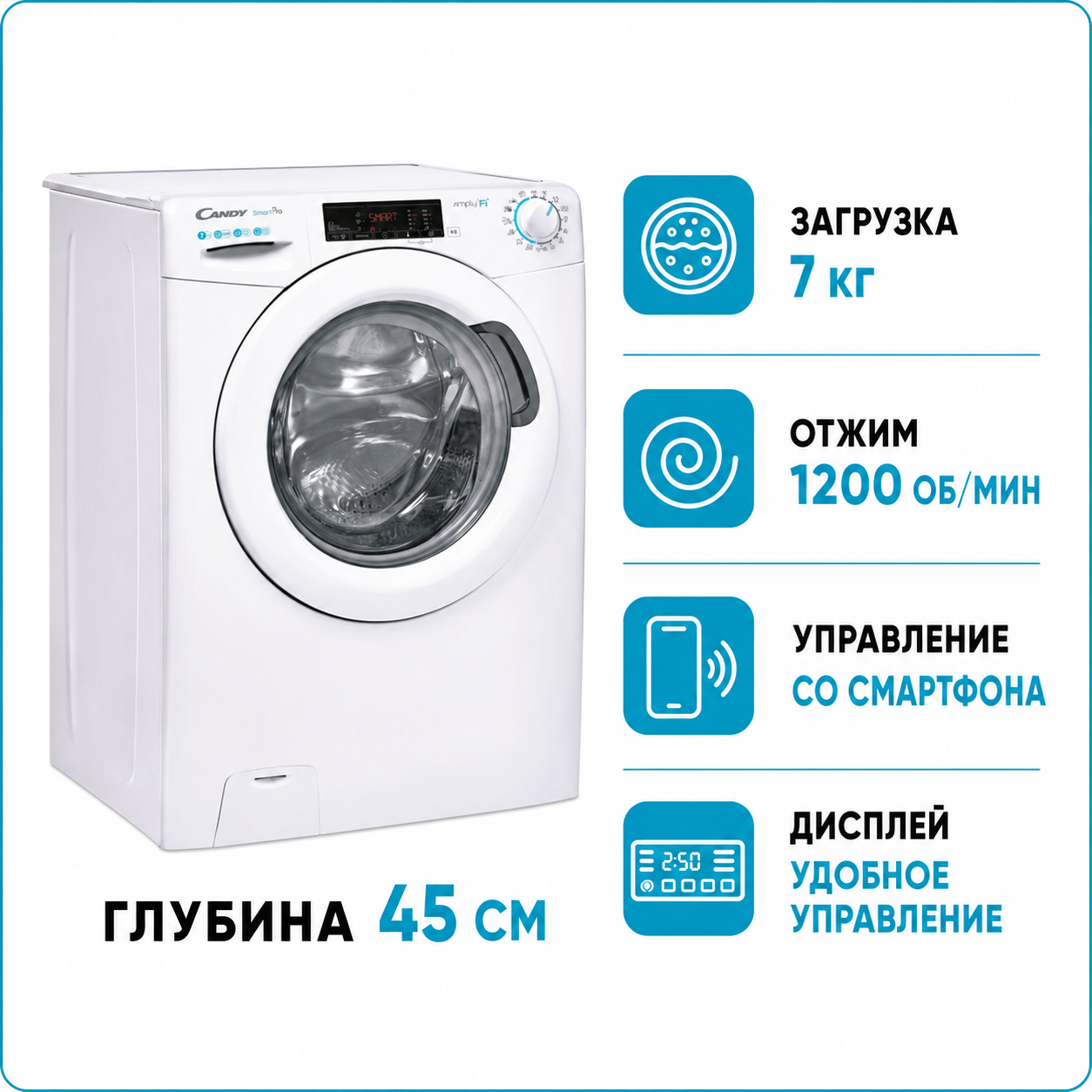 Стиральная машина Candy CSO4 1275TE／1-S