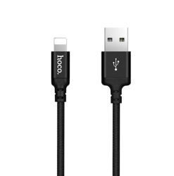 Кабель HOCO X14 Times charging data cable USB for Lightning 2M Black