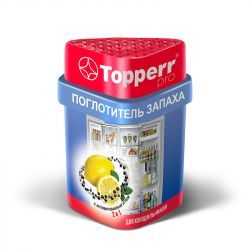 Поглотитель запаха TOPPERR 3116 д/холодильников Лимон/Уголь