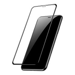 Стекло iPhone 11 Pro Baseus Edge 9H Black 5D 2шт Черная рамка 