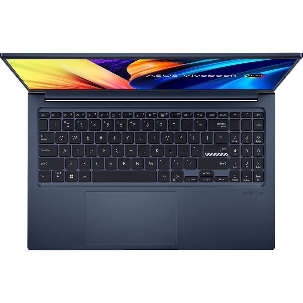 Ноутбук Asus M1503QA 15,6/OLED/FHD/ AMD R5-5600H/8GB/512GB SSD/No OS, синий  — купить в Калининграде по выгодной цене | UIMA