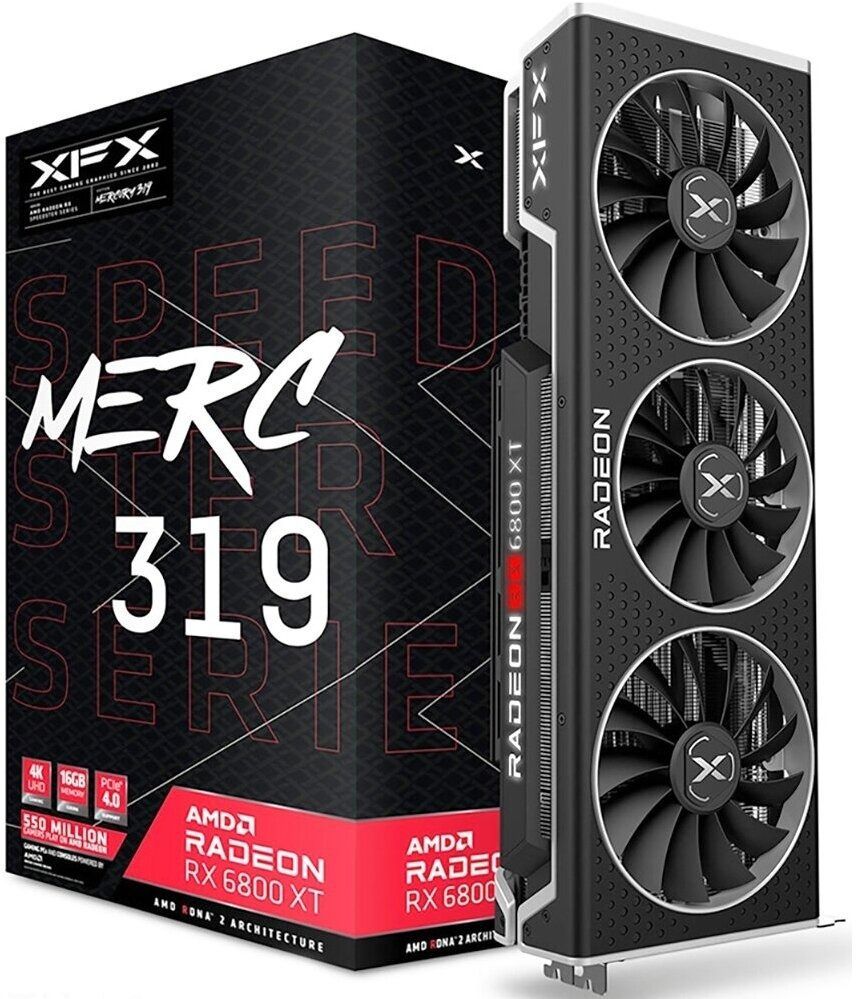 Видеокарта Radeon RX 6800XT VGA XFX 16GB GDDR <rx-68xta> — купить в  Калининграде по выгодной цене | «UIMA»</rx-68xta>