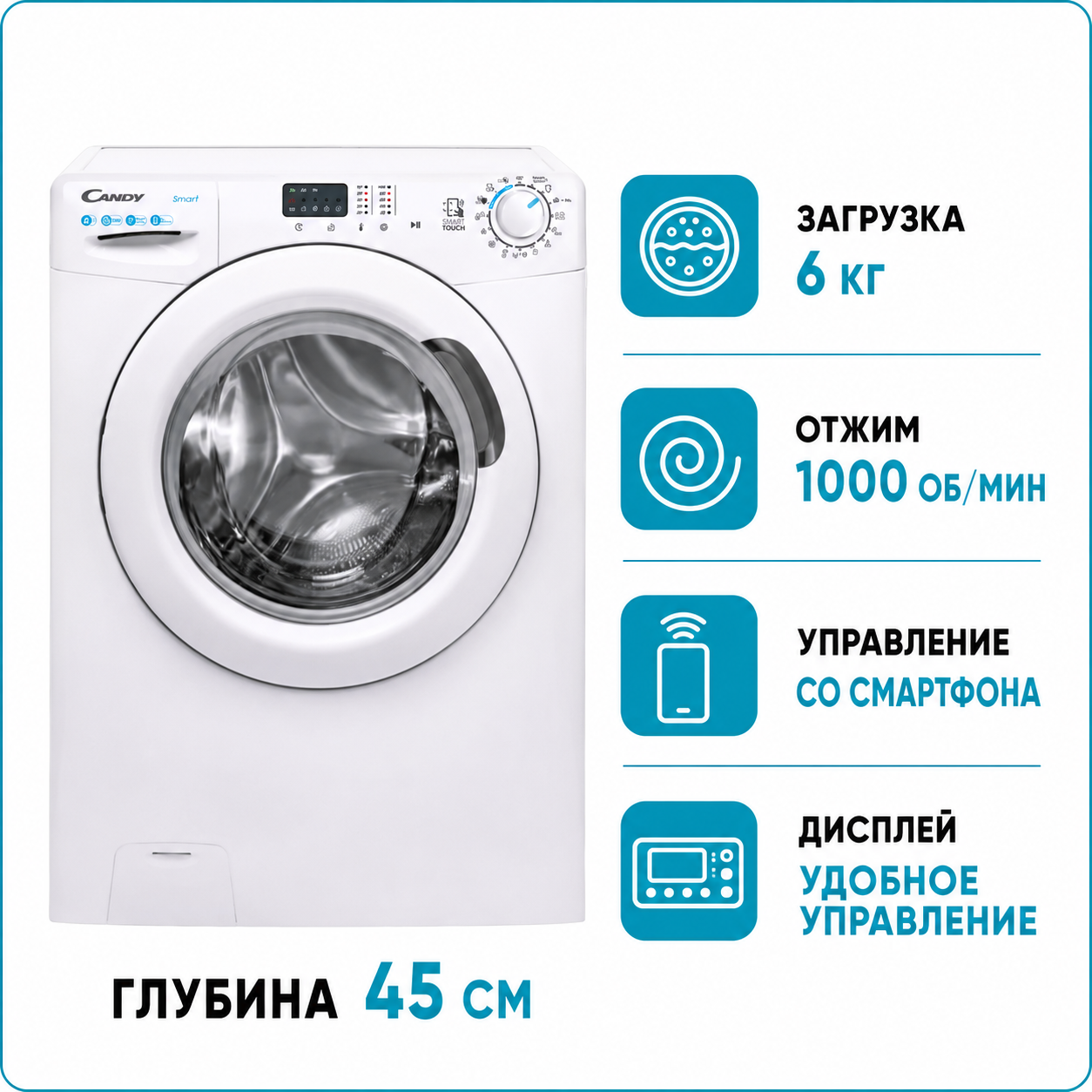 Стиральная машина CANDY CS4 1061DE／1-S