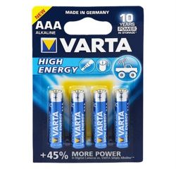 Батарейка VARTA 4903 HIGH ENERGY AAA BL4