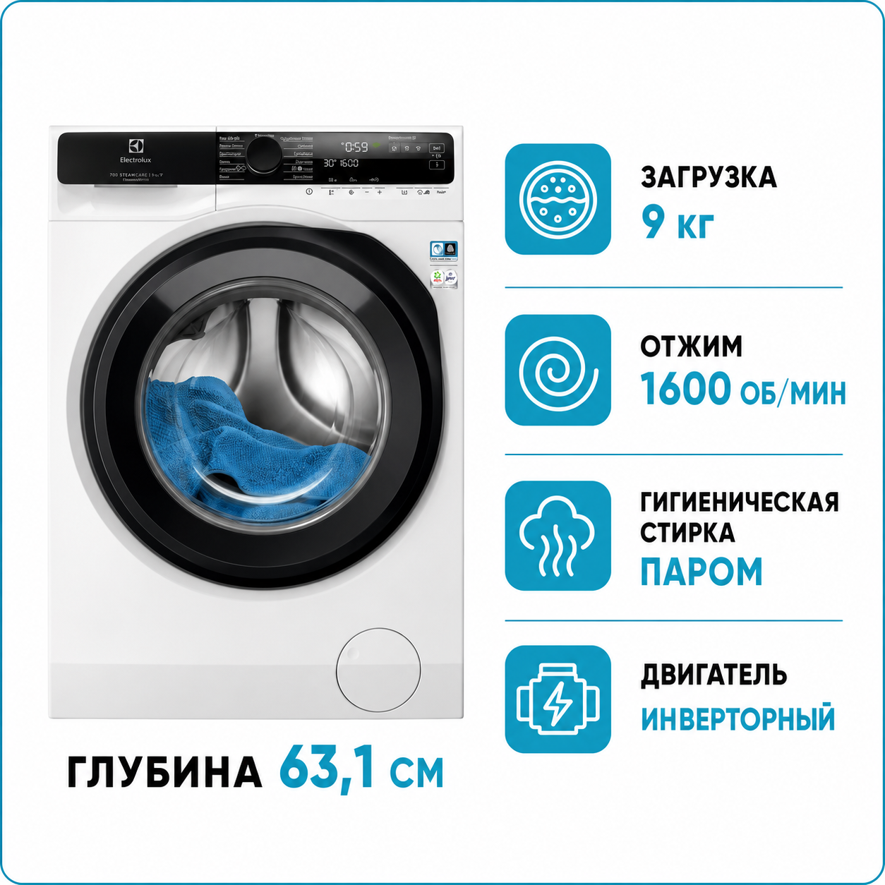 Стиральная машина Electrolux EW 7F5692QE