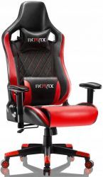 Игровое кресло Ficmax Carbon red gaming, Эргономичное Массажное