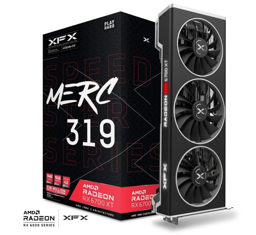 Видеокарта Radeon RX 6700 XT XFX MERC 319 CORE GAMING (RX-67XTYTBDP) —  купить в Калининграде по выгодной цене | «UIMA»