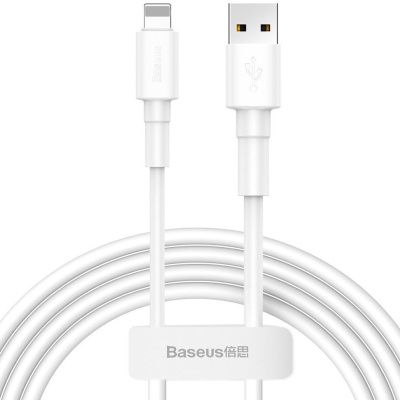 Кабель Lightning - USB 2.0 белый 1м Baseus Mini White