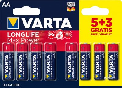 Батарейка VARTA 4706 LONGLIFE AA BL8
