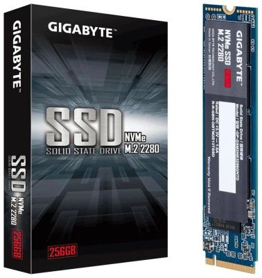 SSD-накопитель 256GB GIGABYTE R1700 GP-GSM2NE3256GNTD M.2