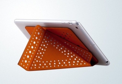 Чехол-книжка iPad Air Momax The Core Polka Dot оранжевый